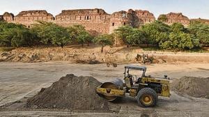 The National Building Construction Corporation will redevelop the 23-acre area of the 16th century citadel.(Raj K Raj/HT PHOTO)