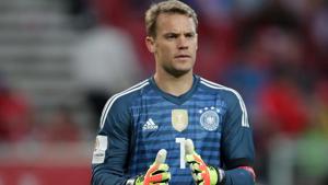 Manuel Neuer was handed the Germany captaincy on his comeback and looked confident but was powerless to stop Austria’s two second-half goals.(REUTERS) Manuel Neuer was handed the Germany captaincy on his comeback and looked confident but was powerless to stop Austria’s two second-half goals.(REUTERS)