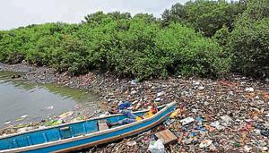 Plastic waste has been affecting marine ecosystem drastically.(Hindustan Times) Plastic waste has been affecting marine ecosystem drastically.(Hindustan Times)