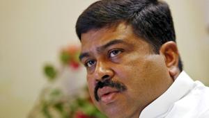 Oil Minister Dharmendra Pradhan said fuel prices have started to decline during the five days but the rates continue to “pinch”.(REUTERS) Oil Minister Dharmendra Pradhan said fuel prices have started to decline during the five days but the rates continue to “pinch”.(REUTERS)