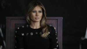 File photo of first lady Melania Trump.(AP Photo) File photo of first lady Melania Trump.(AP Photo)