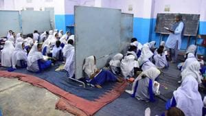 There are 3,232 madrasas registered with the Rajasthan Madrasa Board with a total student strength of 2.35 lakh.(HT FILE PHOTO)
