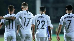 New Zealand kept their hopes alive in Intercontinental Cup with a 1-0 win over Chinese Taipei.(Twitter) New Zealand kept their hopes alive in Intercontinental Cup with a 1-0 win over Chinese Taipei.(Twitter)
