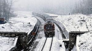 J&K has a 345 km network of local rail routes, starting from Baramulla district of Kashmir and ending in Jammu. Of this, 120 km runs through the Valley. The Kashmir region has a total of 16 railway stations located in north, south and central Kashmir.(PTI/Photo for representation) J&K has a 345 km network of local rail routes, starting from Baramulla district of Kashmir and ending in Jammu. Of this, 120 km runs through the Valley. The Kashmir region has a total of 16 railway stations located in north, south and central Kashmir.(PTI/Photo for representation)