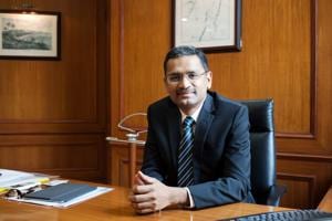 “We are essentially saying that we will distribute close to 80-to-100% of our free reserves, free cash generated a year,” TCS chief executive officer Rajesh Gopinathan said.(Karen Dias/Bloomberg) “We are essentially saying that we will distribute close to 80-to-100% of our free reserves, free cash generated a year,” TCS chief executive officer Rajesh Gopinathan said.(Karen Dias/Bloomberg)