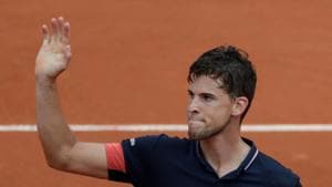 Dominic Thiem crushed second seed Alexander Zverev 6-4, 6-2, 6-1 and could face Novak Djokovic in the semi-final.(AFP) Dominic Thiem crushed second seed Alexander Zverev 6-4, 6-2, 6-1 and could face Novak Djokovic in the semi-final.(AFP)