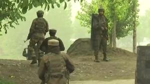 Militants fired grenades at the camp and used heavy volume of automatic gunfire to which the guards at the camp retaliated, police said.(ANI/Twitter) Militants fired grenades at the camp and used heavy volume of automatic gunfire to which the guards at the camp retaliated, police said.(ANI/Twitter)