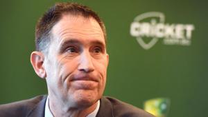 Cricket Australia chief James Sutherland during a press conference in Melbourne on June 6, 2018, where he announced he will stand down in the wake of a ball-tampering scandal that rattled the game.(AFP) Cricket Australia chief James Sutherland during a press conference in Melbourne on June 6, 2018, where he announced he will stand down in the wake of a ball-tampering scandal that rattled the game.(AFP)