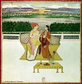 Stimulating conversation: Prince Soudjakoulikan with a Lady, 1760, Indian Art, Lucknow School.(UIG via Getty Images) Stimulating conversation: Prince Soudjakoulikan with a Lady, 1760, Indian Art, Lucknow School.(UIG via Getty Images)