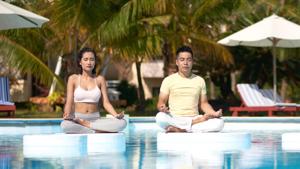 Zen travellers are shelling out thousands to follow celebrity trainers to exotic destinations .(Getty Images/iStockphoto)