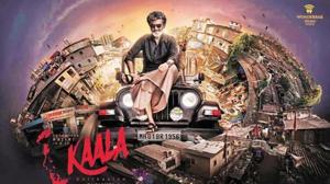 Rajinikanth, as a slum lord turned gangster, plays the lead in Kaala. Rajinikanth, as a slum lord turned gangster, plays the lead in Kaala.