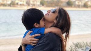 Shilpa Shetty’s loves clicking pics with Kiaan.(Instagram) Shilpa Shetty’s loves clicking pics with Kiaan.(Instagram)