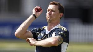 Dale Steyn’s first game after he was sidelined with a heel injury during a Test against India earlier in January did not go well.(Reuters) Dale Steyn’s first game after he was sidelined with a heel injury during a Test against India earlier in January did not go well.(Reuters)