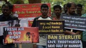 An anti-Sterlite protest at Thoothukudi. The new 2018 CRZ notification is not only silent on affixing responsibility for various regulations on specific authorities, but it has removed altogether any deadlines for achieving its purpose.(AFP) An anti-Sterlite protest at Thoothukudi. The new 2018 CRZ notification is not only silent on affixing responsibility for various regulations on specific authorities, but it has removed altogether any deadlines for achieving its purpose.(AFP)