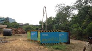 The Metro 3 work is expected to cause traffic issues in the monsoon season(HT Photo) The Metro 3 work is expected to cause traffic issues in the monsoon season(HT Photo)