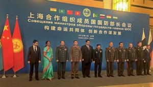 Defence minister Nirmala Sitharaman (second from left) with other ministers at Shanghai Cooperation Organisation's (SCO) Defence Ministers' meeting, Beijing (File)(PTI) Defence minister Nirmala Sitharaman (second from left) with other ministers at Shanghai Cooperation Organisation's (SCO) Defence Ministers' meeting, Beijing (File)(PTI)