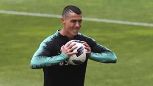 Portugal's Cristiano Ronaldo are placed in Group B at the FIFA football World Cup in Russia.(AP) Portugal's Cristiano Ronaldo are placed in Group B at the FIFA football World Cup in Russia.(AP)