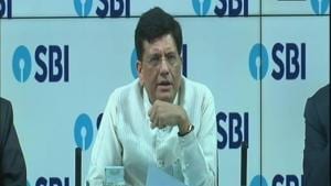 After meeting the heads of state-owned banks, Goyal said the government “stands solidly behind each of the 21 public sector banks (PSBs)”.(ANI Photo) After meeting the heads of state-owned banks, Goyal said the government “stands solidly behind each of the 21 public sector banks (PSBs)”.(ANI Photo)