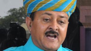 Bhawani Singh Rajawat had earlier advocated shooting dead all crocodiles and gharials that enter human habitat.(HT) Bhawani Singh Rajawat had earlier advocated shooting dead all crocodiles and gharials that enter human habitat.(HT)