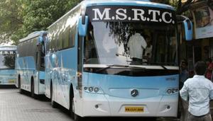 Rise in fuel prices and an increase in salary for MSRTC staff has left the organisation under financial strain according to Diwakar Raote, state transport minister.(Hindustan Times) Rise in fuel prices and an increase in salary for MSRTC staff has left the organisation under financial strain according to Diwakar Raote, state transport minister.(Hindustan Times)