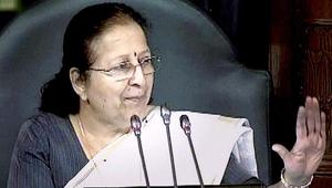 According to the YSR Congress parliamentarians, speaker Sumitra Mahajan asked them to resubmit their resignation letters in confirmation of their decision to relinquish Lok Sabha membership.(PTI File) According to the YSR Congress parliamentarians, speaker Sumitra Mahajan asked them to resubmit their resignation letters in confirmation of their decision to relinquish Lok Sabha membership.(PTI File)