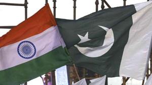 India Pakistan flags seen during the 2nd day of world culture Festival at Yamuna River Bank in New Delhi, India, on Saturday, March 12, 2016.(HT File Photo) India Pakistan flags seen during the 2nd day of world culture Festival at Yamuna River Bank in New Delhi, India, on Saturday, March 12, 2016.(HT File Photo)
