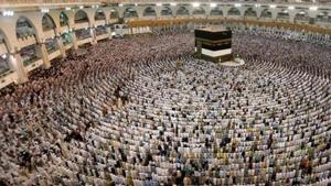 Last year, a Saudi man tried to set himself on fire in front of the Kaaba — the square stone building in the centre of the mosque compound — but was stopped by security forces.(Reuters/File Photo) Last year, a Saudi man tried to set himself on fire in front of the Kaaba — the square stone building in the centre of the mosque compound — but was stopped by security forces.(Reuters/File Photo)