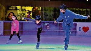 Ice-skating is also a popular activity with Gurugram kids on their holidays.(Sanjeev Verma/HT File Photo) Ice-skating is also a popular activity with Gurugram kids on their holidays.(Sanjeev Verma/HT File Photo)