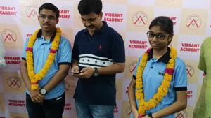 Sahil Jain from Rajasthan’s Bundi district grabbed the All India Rank 2 and Meenal Parakh from Kota clinched AIR 6 in the JEE Advanced 2018.(HT Photo) Sahil Jain from Rajasthan’s Bundi district grabbed the All India Rank 2 and Meenal Parakh from Kota clinched AIR 6 in the JEE Advanced 2018.(HT Photo)