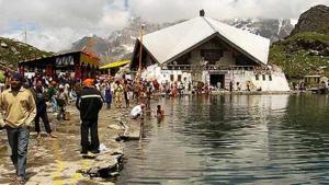 Hemkund Sahib in Chamoli district.(HT Photo) Hemkund Sahib in Chamoli district.(HT Photo)