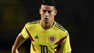 James Rodriguez (in pic) won the Golden Boot four years ago and his partnership with Radamel Falcao will be key to Colombia’s hopes this time round.(AFP) James Rodriguez (in pic) won the Golden Boot four years ago and his partnership with Radamel Falcao will be key to Colombia’s hopes this time round.(AFP)