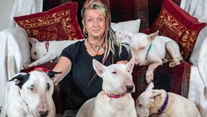 Liz grew up with dogs for most of her life. Her mother bred West Highland Terriers and her father owned an animal food business.(Liz Haslam’s Facebook) Liz grew up with dogs for most of her life. Her mother bred West Highland Terriers and her father owned an animal food business.(Liz Haslam’s Facebook)
