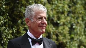 Anthony Bourdain arrives at the Creative Arts Emmy Awards in Los Angeles.(Chris Pizzello/Invision/AP) Anthony Bourdain arrives at the Creative Arts Emmy Awards in Los Angeles.(Chris Pizzello/Invision/AP)