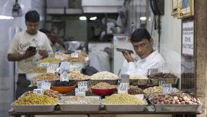 Dried fruits, nuts and spices are displayed at a store at Khari Baoli spice market in New Delhi, India.(Ruhani Kaur/Bloomberg) Dried fruits, nuts and spices are displayed at a store at Khari Baoli spice market in New Delhi, India.(Ruhani Kaur/Bloomberg)