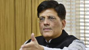 Union Minister of railways and Coal Piyush Goyal in New Delhi, India.(HT File Photo) Union Minister of railways and Coal Piyush Goyal in New Delhi, India.(HT File Photo)