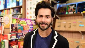 Indian Bollywood actor Varun Dhawan attends the launch of the book SuhelDev & The Battle of Bahraich by Amish Tripathi in Mumbai on June 11.(AFP) Indian Bollywood actor Varun Dhawan attends the launch of the book SuhelDev & The Battle of Bahraich by Amish Tripathi in Mumbai on June 11.(AFP)