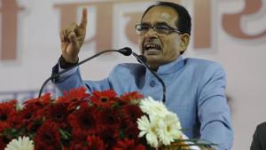 The order granting cabinet rank to MP cow protection board chairman Swami Akhileshwaranand came a day after he shared stage with CM Shivraj Singh Chouhan (pictured) at a state-level farmers’ convention in Jabalpur.(HT/Mujeeb Faruqui) The order granting cabinet rank to MP cow protection board chairman Swami Akhileshwaranand came a day after he shared stage with CM Shivraj Singh Chouhan (pictured) at a state-level farmers’ convention in Jabalpur.(HT/Mujeeb Faruqui)