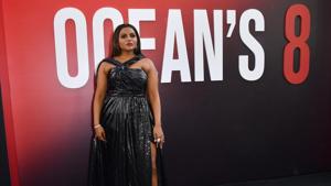 Mindy Kaling arrives for the world premiere of Ocean's 8 on June 5, 2018 in New York.(AFP) Mindy Kaling arrives for the world premiere of Ocean's 8 on June 5, 2018 in New York.(AFP)