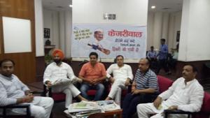 BJP leaders, along with rebel AAP leader Kapil Mishra, are demanding an assurance from Kejriwal to help Delhiites overcome the water “crisis”.(Twitter/@Gupta_vijender) BJP leaders, along with rebel AAP leader Kapil Mishra, are demanding an assurance from Kejriwal to help Delhiites overcome the water “crisis”.(Twitter/@Gupta_vijender)