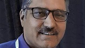 A photo from journalist Shujaat Bukhari's Twitter account, who was shot dead by gunmen in Srinagar on June 14.(PTI Photo) A photo from journalist Shujaat Bukhari's Twitter account, who was shot dead by gunmen in Srinagar on June 14.(PTI Photo)