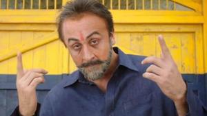Ranbir Kapoor plays Sanjay Dutt in Sanju. Ranbir Kapoor plays Sanjay Dutt in Sanju.