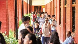 The Bachelor of Vocational Degree (B Voc) programme is currently being offered at three DU colleges.(Saumya Khandelwal/HT File Photo)