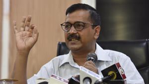 Delhi chief minister Arvind Kejriwal speaks during a press conference at his official residence in New Delhi on Monday. Later that evening, Kejriwal began his sit-in protest at the Lieutenant Governor’s office, demanding his intervention in an alleged strike by the IAS association in Delhi.(Mohd Zakir/HT Photo) Delhi chief minister Arvind Kejriwal speaks during a press conference at his official residence in New Delhi on Monday. Later that evening, Kejriwal began his sit-in protest at the Lieutenant Governor’s office, demanding his intervention in an alleged strike by the IAS association in Delhi.(Mohd Zakir/HT Photo)