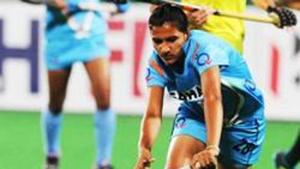 Rani Rampal scored a late winner as India leveled the five-match series 1-1 with a 3-2 win in the second game.(AFP) Rani Rampal scored a late winner as India leveled the five-match series 1-1 with a 3-2 win in the second game.(AFP)