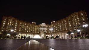 A general view of the Ritz Carlton hotel in the Saudi capital Riyadh.(AFP Photo) A general view of the Ritz Carlton hotel in the Saudi capital Riyadh.(AFP Photo)