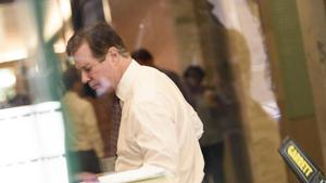 Paul Manafort goes through security as he arrives for a hearing at US District Court on June 15, 2018 in Washington, DC.(AFP Photo) Paul Manafort goes through security as he arrives for a hearing at US District Court on June 15, 2018 in Washington, DC.(AFP Photo)
