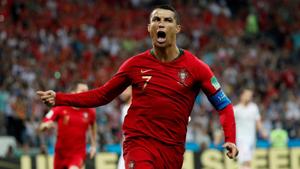 Cristiano Ronaldo scored a hat-trick as Spain were held by Portugal to a 3-3 draw at Sochi on Friday in a Group B FIFA World Cup 2018 match.(REUTERS)