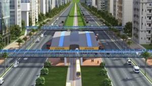 An artist’s impression of the corridor. An artist’s impression of the corridor.