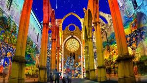 The multimedia show Lisbon Under Stars has been drawing up to 500 visitors a night.(Facebook) The multimedia show Lisbon Under Stars has been drawing up to 500 visitors a night.(Facebook)