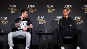 Cristiano Ronaldo’s hat-trick and Lionel Messi’s missed penalty has tilted the advantage to the Portuguese skipper in the FIFA World Cup 2018.(Getty Images) Cristiano Ronaldo’s hat-trick and Lionel Messi’s missed penalty has tilted the advantage to the Portuguese skipper in the FIFA World Cup 2018.(Getty Images)